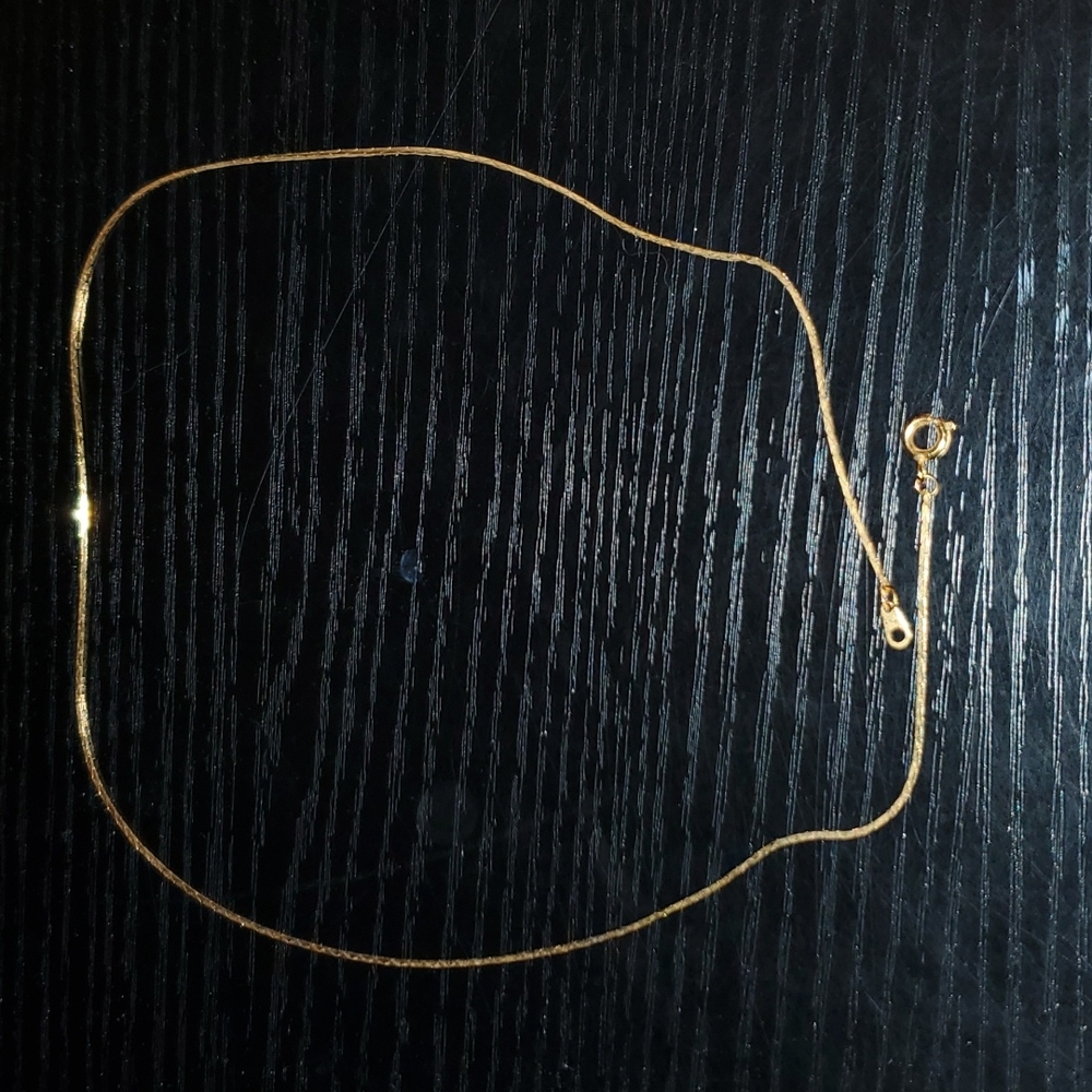 Gold plated necklace